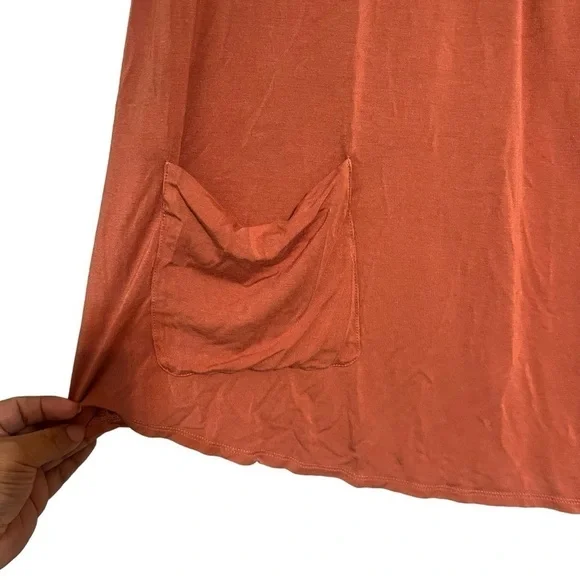 Logo tunic sleeveless blouse xl tie dye layering casual work school - Picture 7 of 7